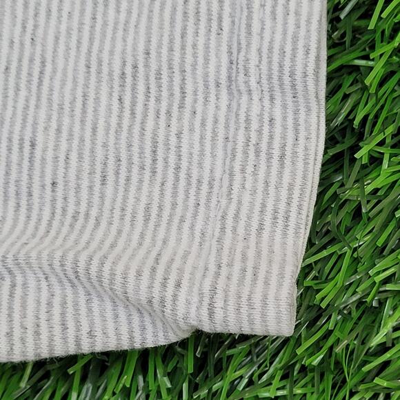 Vintage 90s Gecko Hawaii Stripes Shirt S/M 19x20 Gray USA - Picture 12 of 15